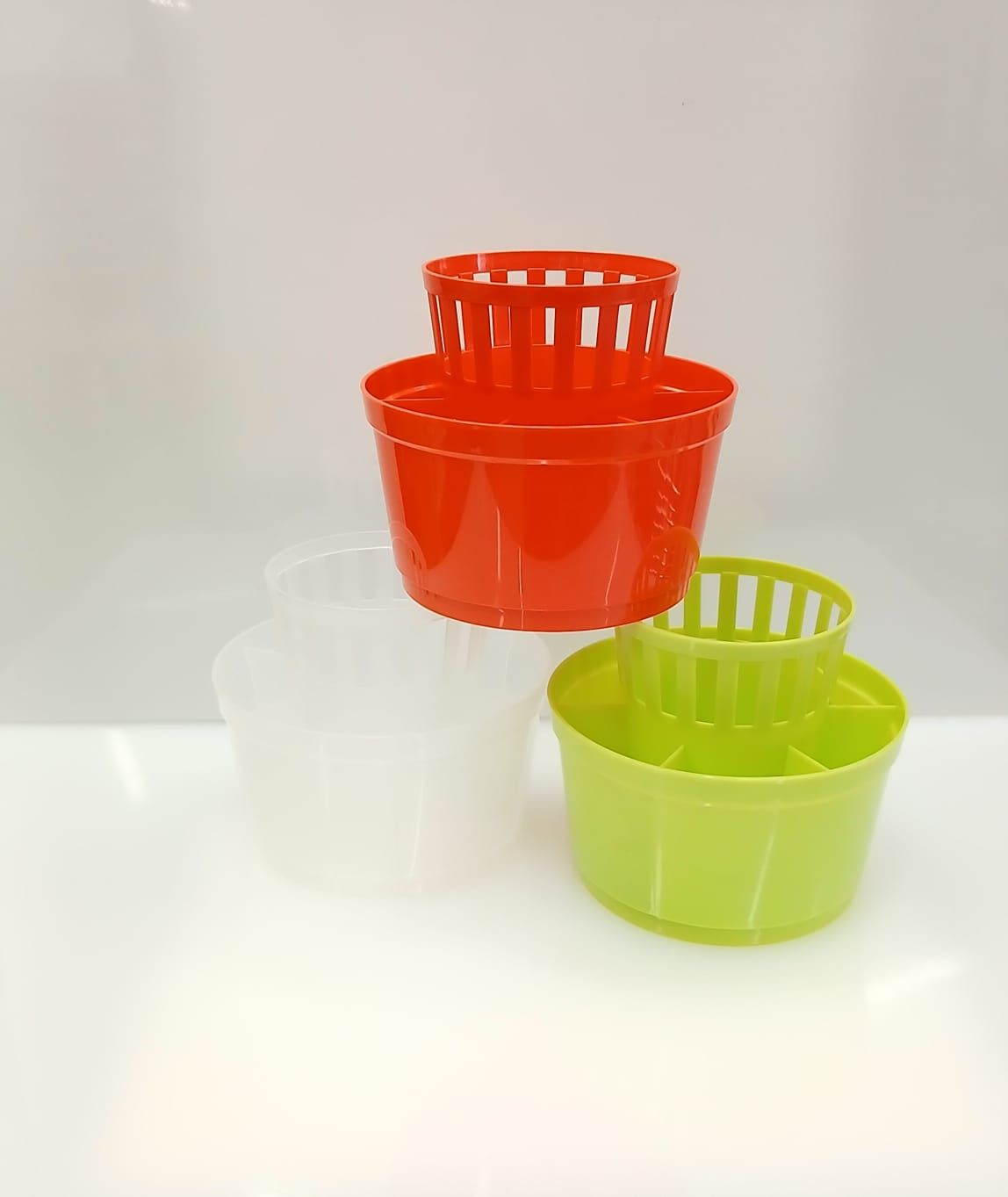 Scola posate rotondo in plastica Cosmoplast Scola posate rotondo in plastica Cosmoplast