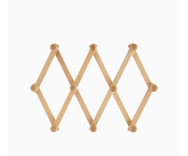 Appendiabiti a muro estensibile 10 posti