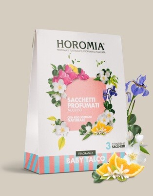 Sacchetti profumati multiuso Horomia - Baby talco Sacchetti profumati multiuso Horomia - Baby talco