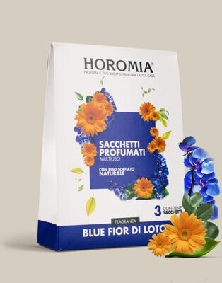 Sacchetti profumati multiuso Horomia - Blue fior di loto Sacchetti profumati multiuso Horomia - Blue fior di loto