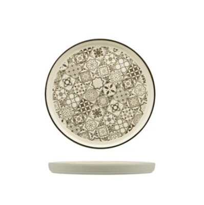 Piatto Sintra nut Lioness tondo nordic cm.27