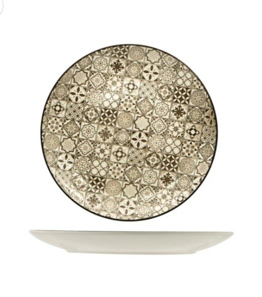 Piatto Sintra nut Lioness tondo piano Piatto Sintra nut Lioness tondo piano