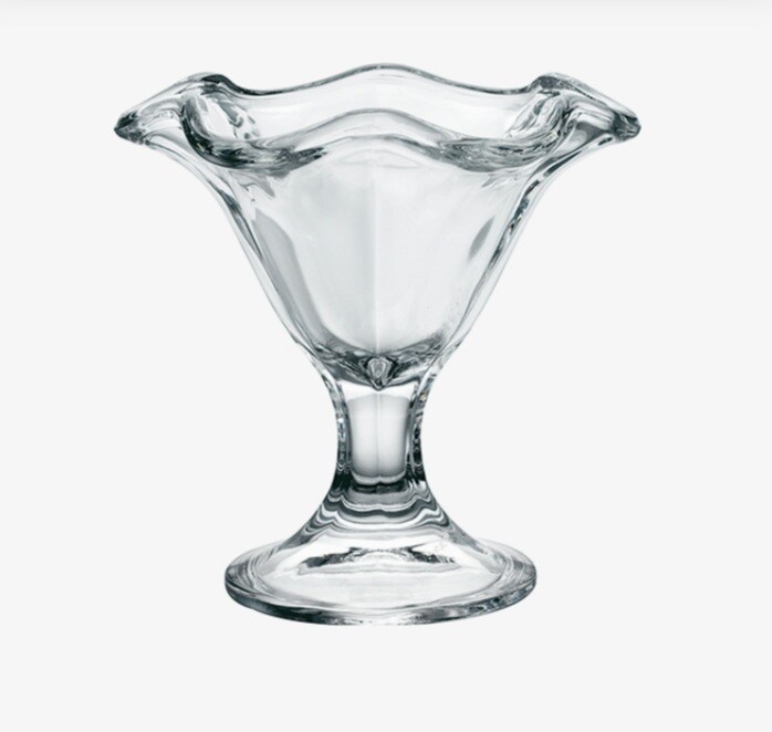 Set 6 pezzi coppette gelato Primavera in vetro Bormioli