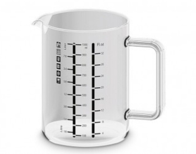 Caraffa / brocca graduata / dosatore graduato in vetro Simax Caraffa / brocca graduata / dosatore graduato in vetro Simax