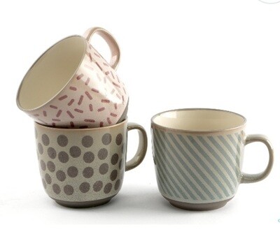 Tazza colazione / latte Candy decorata senza piatto Tazza colazione / latte Candy decorata senza piatto