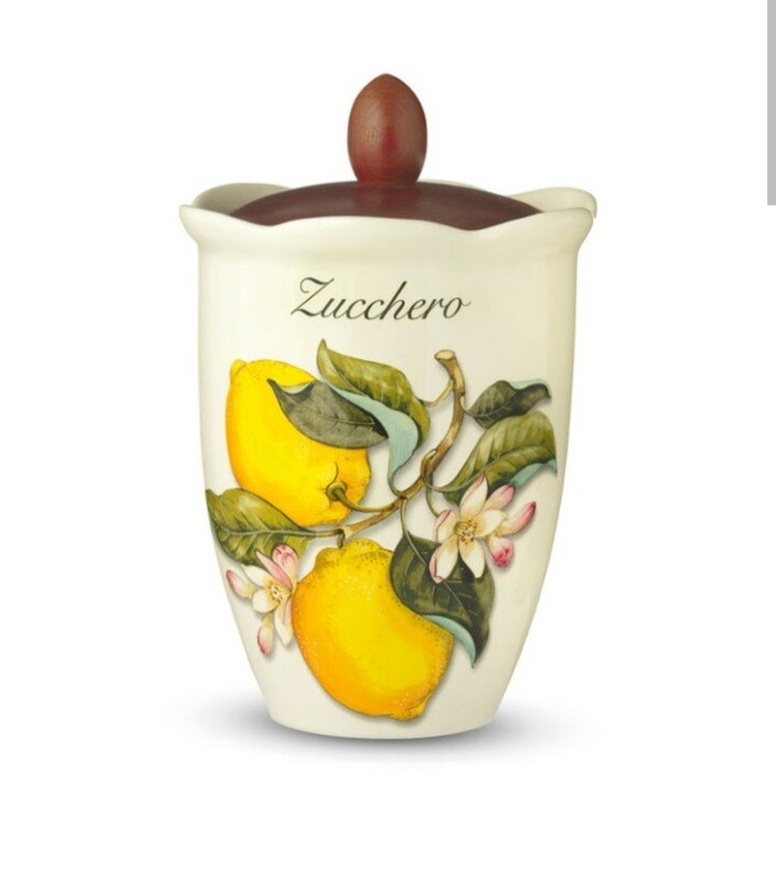 Barattolo limoni ceramica Nuova cer Barattolo limoni ceramica Nuova cer