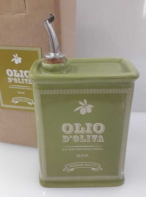 Oliera / ampolla ceramica rettangolare 500 Nuova Cer Oliera / ampolla ceramica rettangolare 500 Nuova Cer