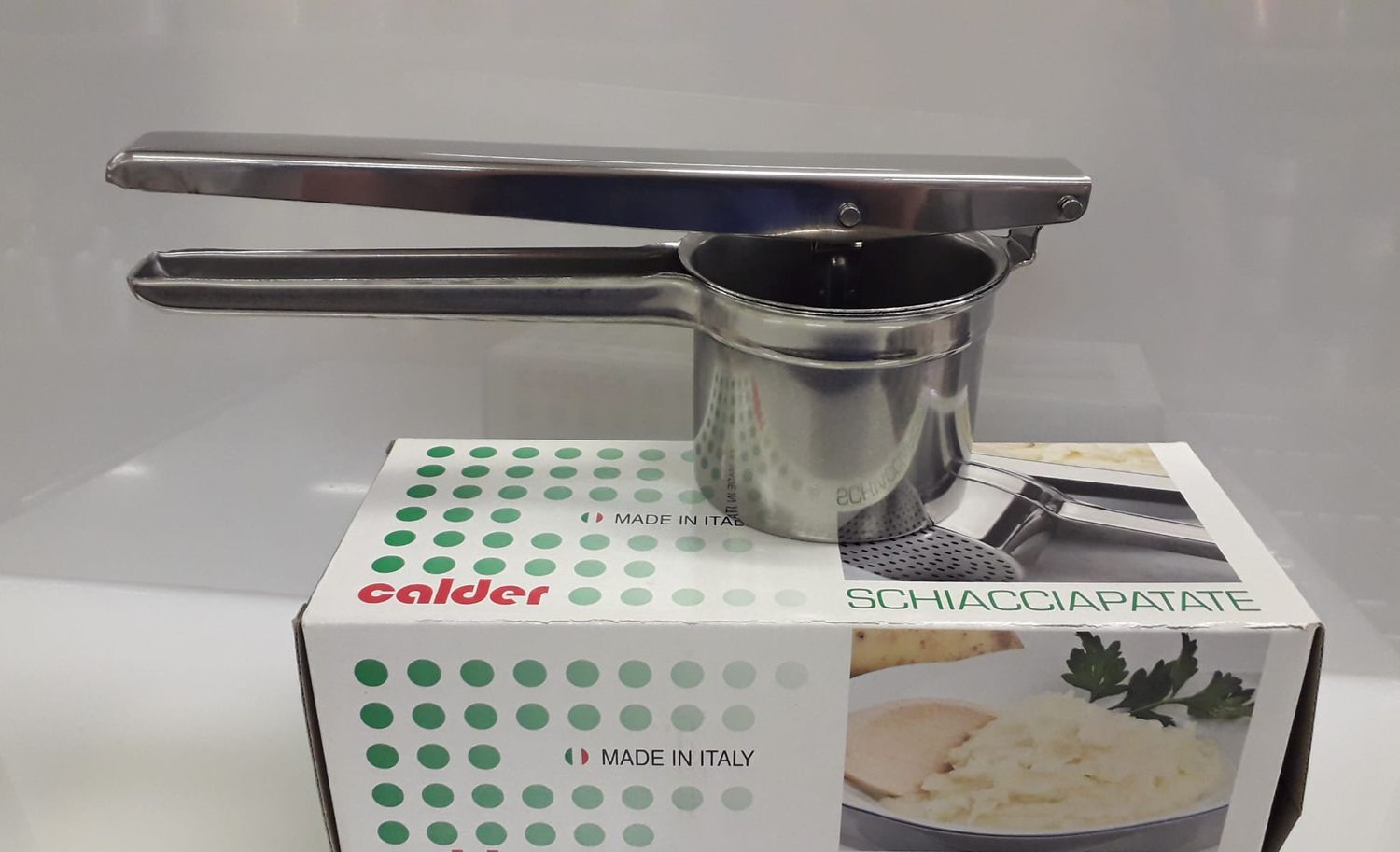 Schiacciapatate inox 18/10 Calder 0561 Schiacciapatate inox 18/10 Calder 0561