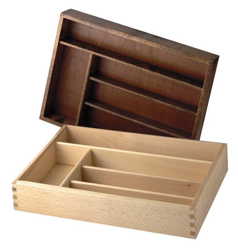 Porta posate da cassetto legno faggio Caper Porta posate da cassetto legno faggio Caper