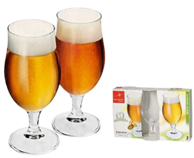 Set 6 bicchieri da birra Executive, vetro Bormioli Set 6 bicchieri da birra Executive, vetro Bormioli