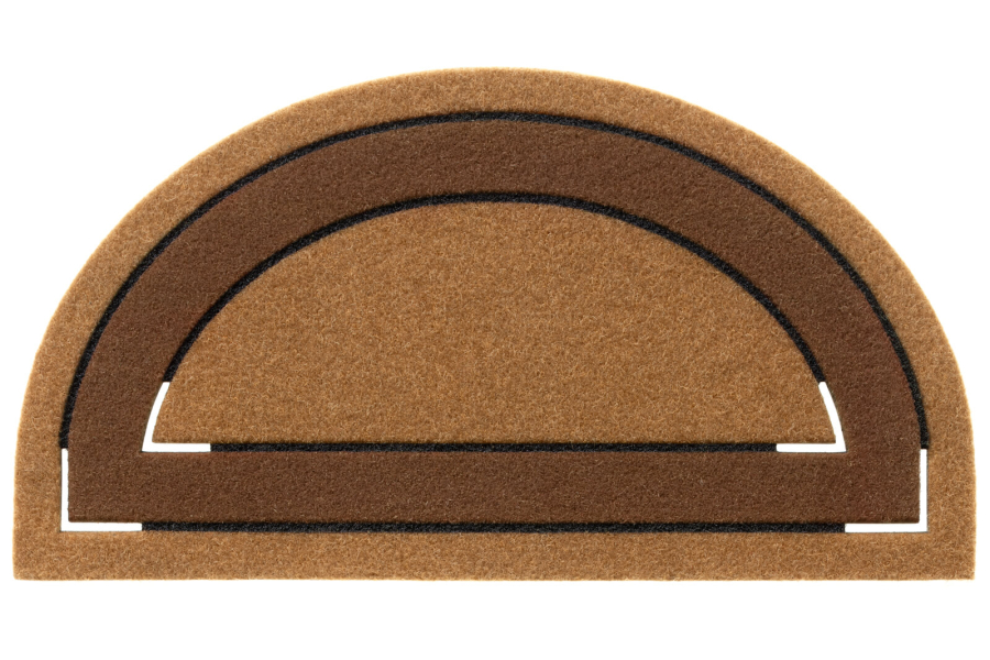 Zerbino / tappeto asciugapasso Side agugliato semicerchio cm.75