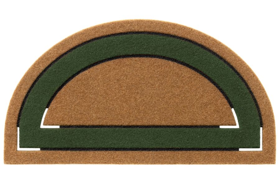 Zerbino / tappeto asciugapasso Side agugliato semicerchio cm.75