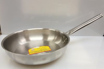 Padella 1 manico Catering Gran cuoco in acciaio per induzione Padella 1 manico Catering Gran cuoco in acciaio per induzione