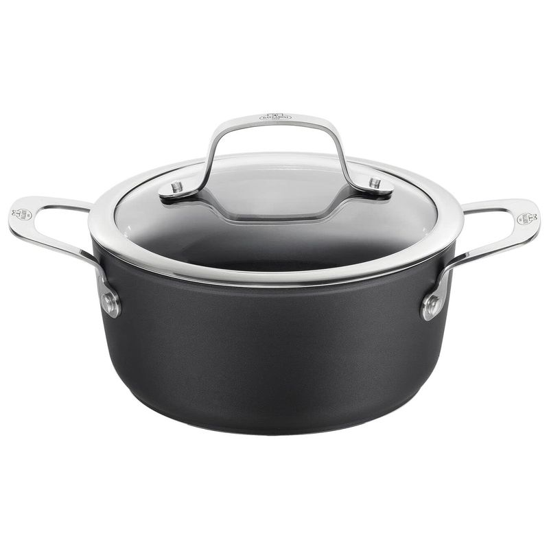 Casseruola 2 manici antiaderente titanio e keravis Alba, Ballarini Casseruola 2 manici antiaderente titanio e keravis Alba, Ballarini