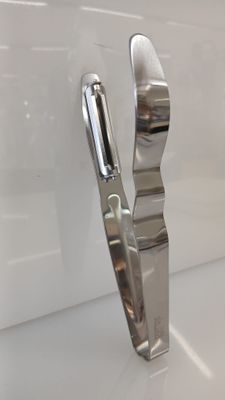 Pela asparagi e verdure acciaio De Luca