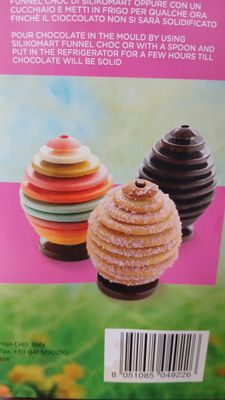 Stampo in silicone per uovo di pasqua in 3D di cioccolato o di biscotto