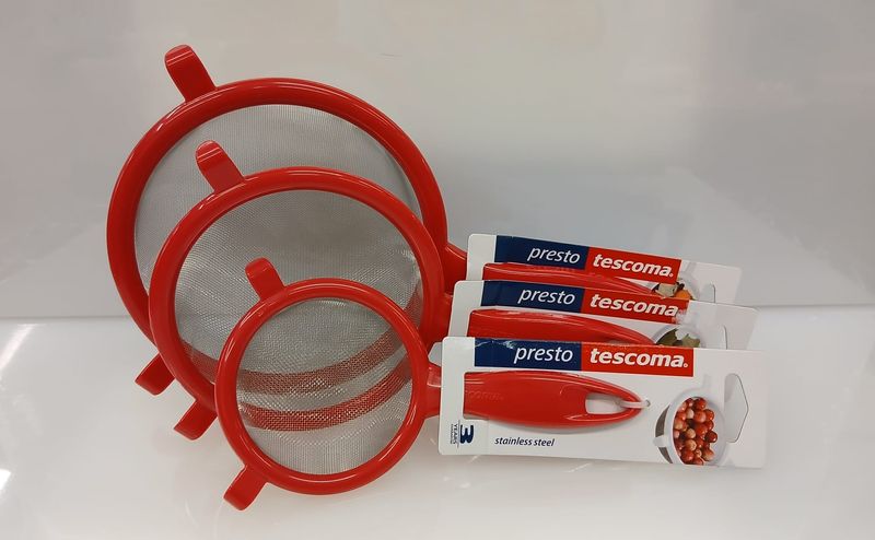 Colino in plastica con rete in acciaio