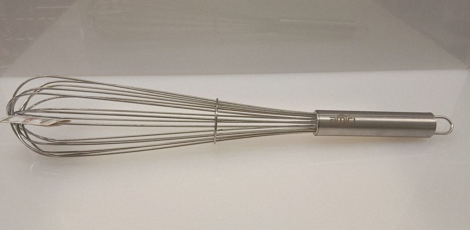 Frusta sbattitore inox 8 fili con anello rinforzo Amici Frusta sbattitore inox 8 fili con anello rinforzo Amici