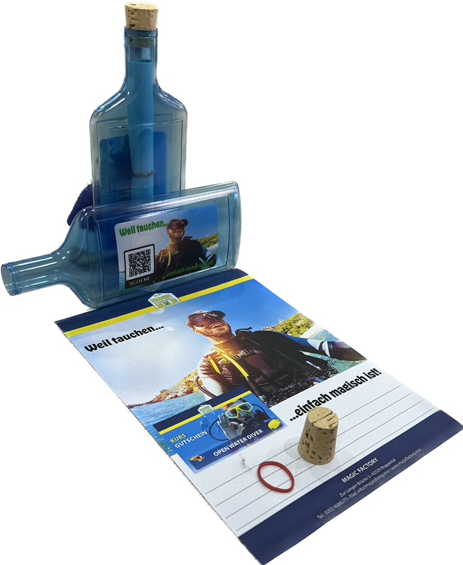 Geschenkbox Geschenkbox "Bottle" für Gutscheine