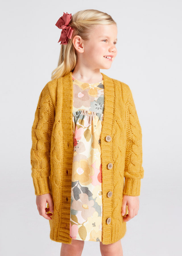 Honey knitted cardigan ECOFRIENDS
