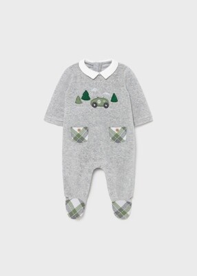 Velvet sleepsuit Mayoral
