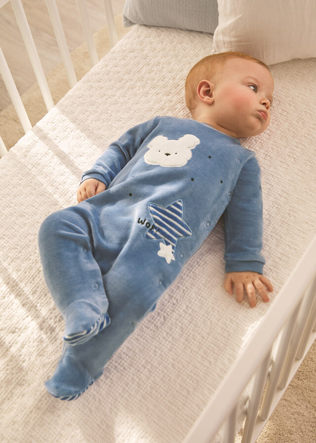 Velvet sleepsuit Mayoral