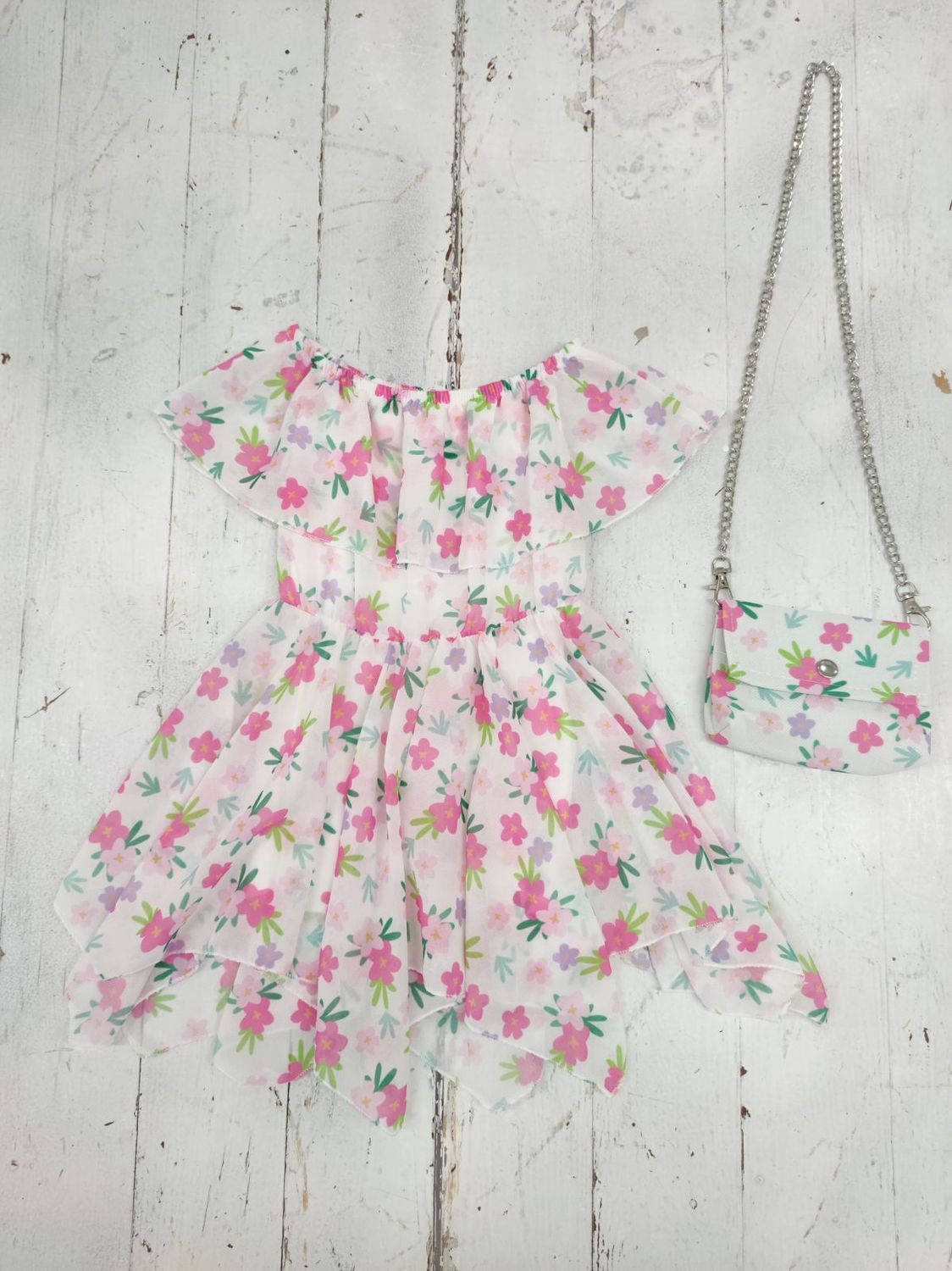 Dress with bag