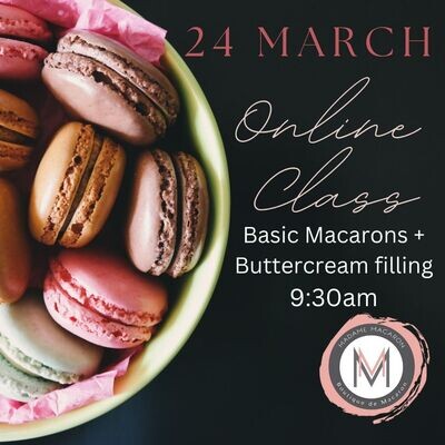 Online Class: Basic Macaron and Buttercream Filling