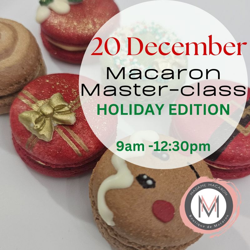 Macaron Masterclass- Holiday Edition 20 December 2025