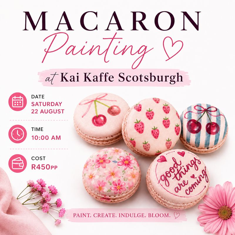 Macaron Painting at Kai Kaffe Macaron Painting at Kai Kaffe