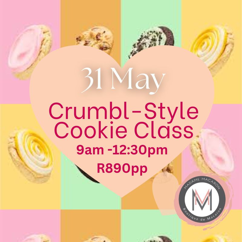 Crumbl Cookie Style Class 31 May 2026