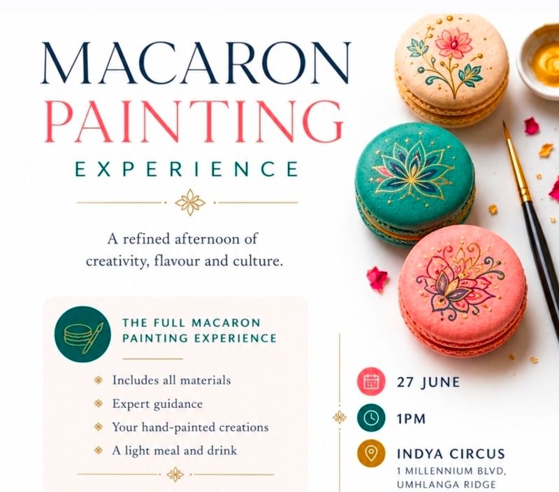 Macaron Painting Experience at Indya Circus Macaron Painting Experience at Indya Circus