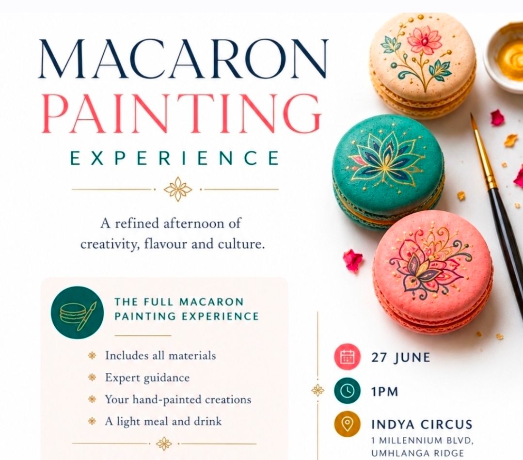 Macaron Painting Experience at Indya Circus