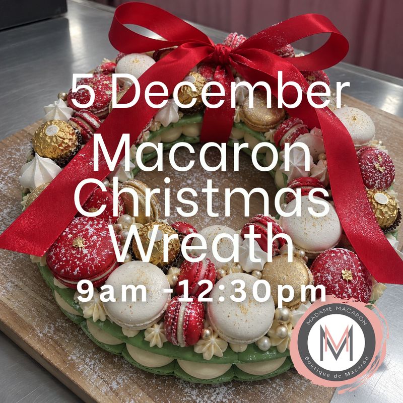 Macaron Wreath Class 22 December Macaron Wreath Class 22 December