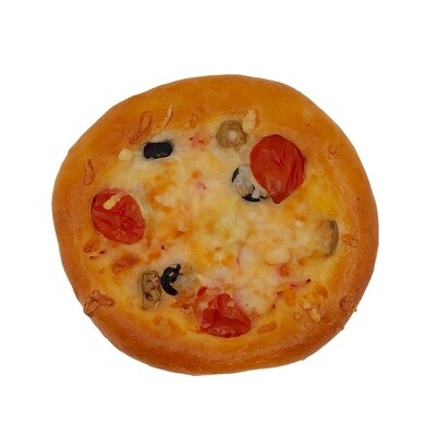 Мини-пицца с ветчиной с оливками