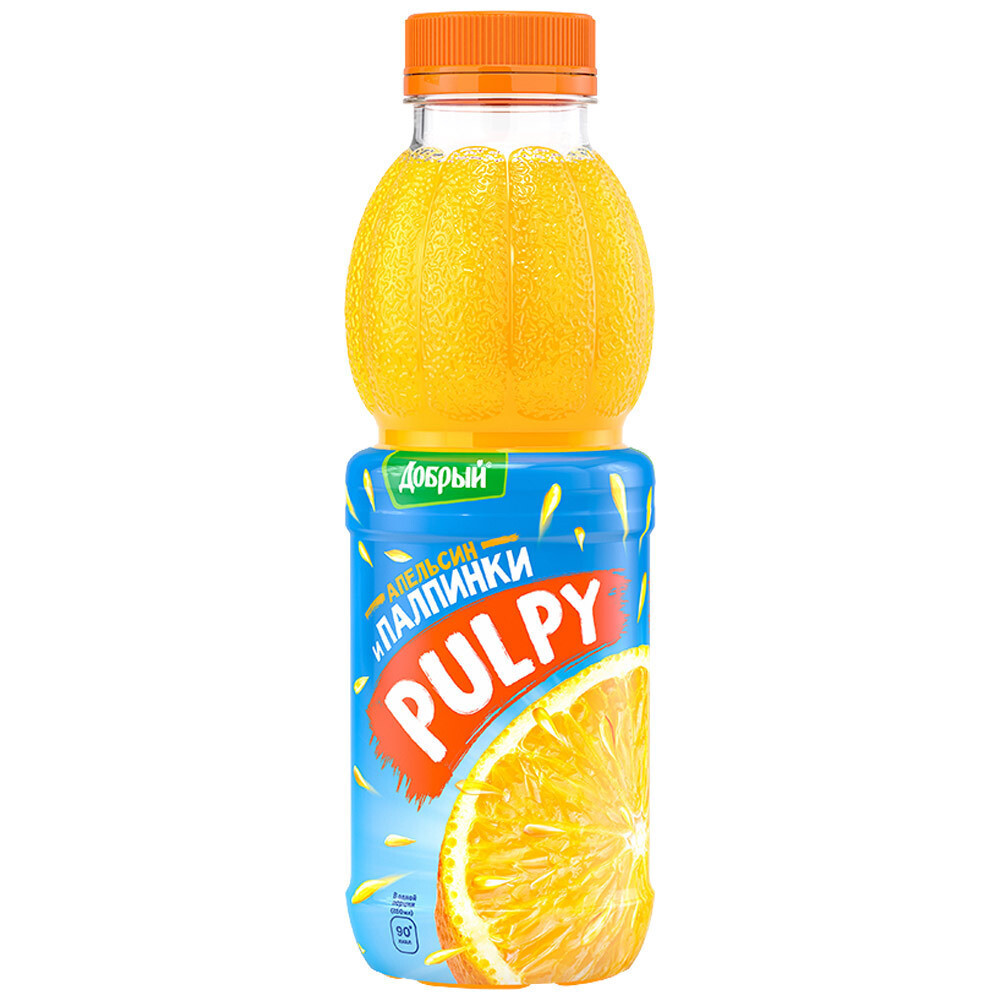 Pulpy 0,45 л. апельсиновый