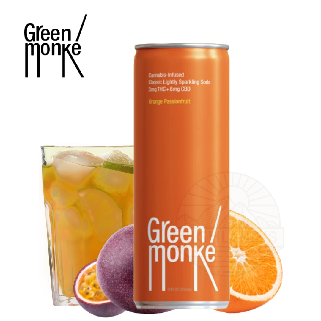 Green Monké - Orange Passionfruit Soda