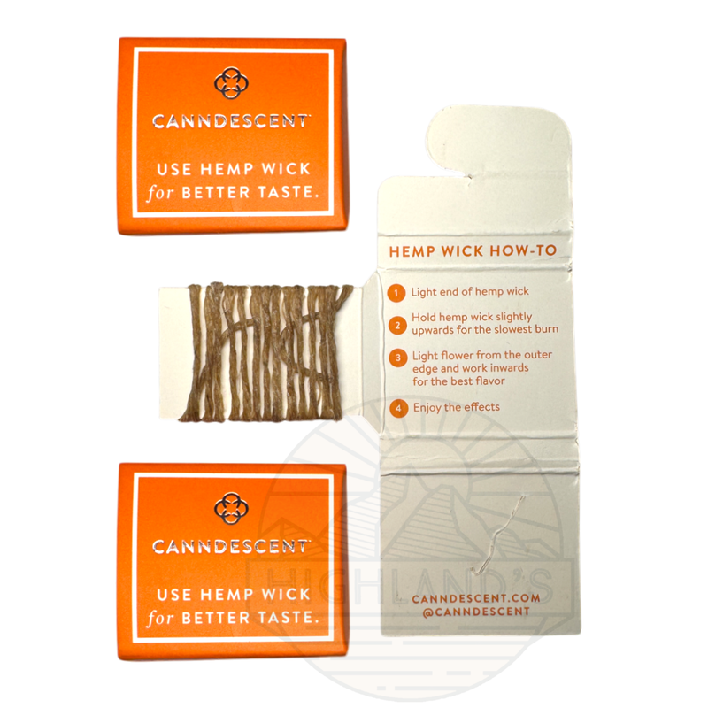 Canndescent - Organic Hemp Wick