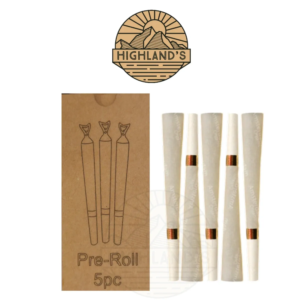 HL - Amsterdam Organics Cones 5pc