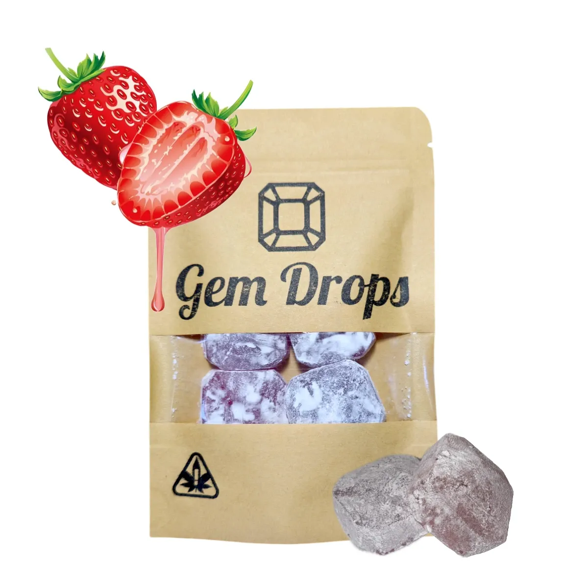 GemDrops - Strawberry 4pc