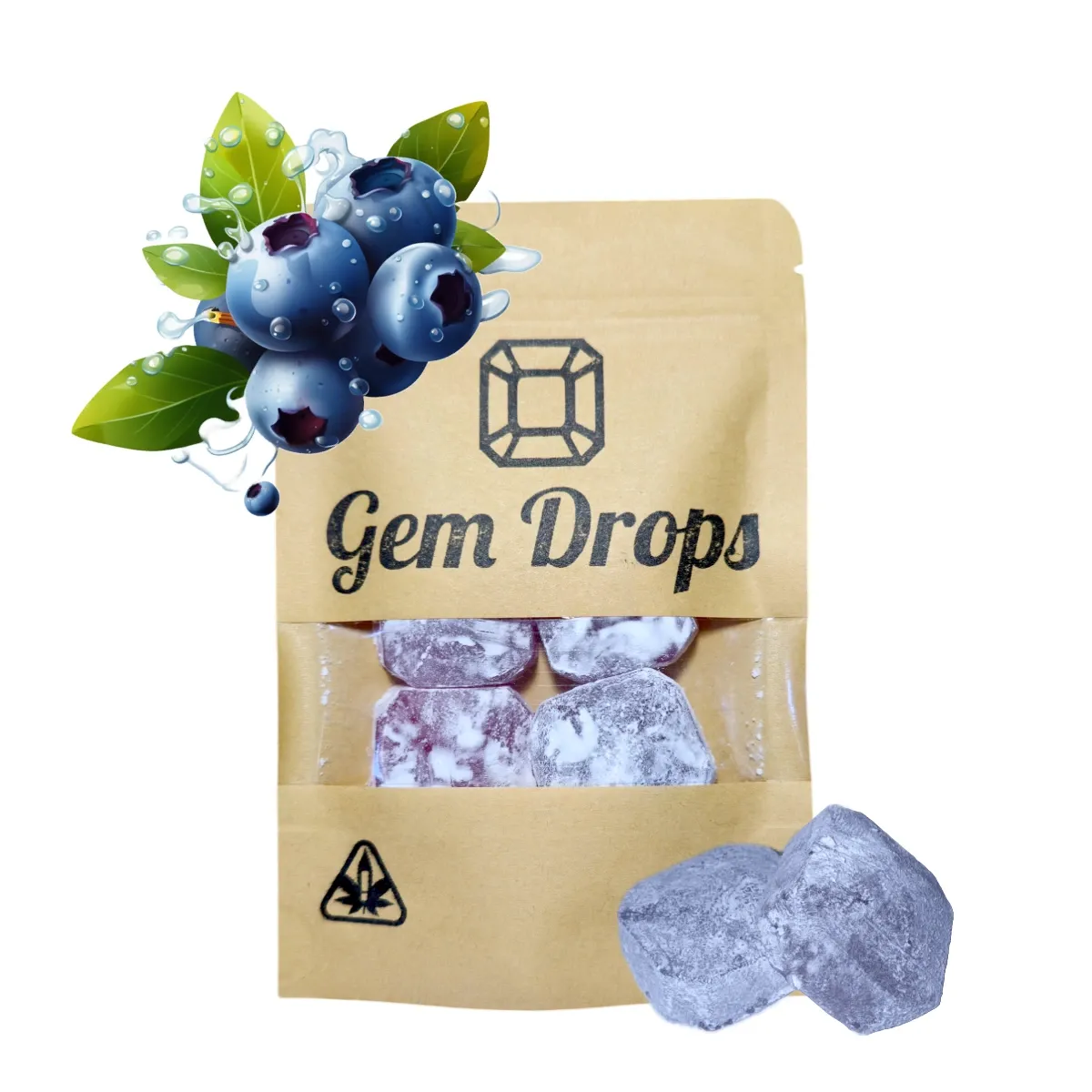 GemDrops - Blueberries 4pc