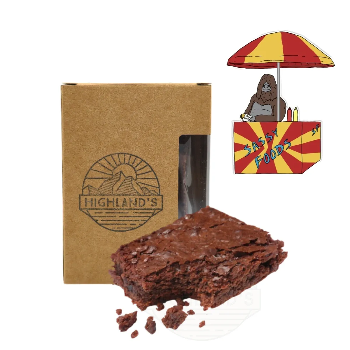 Sassy Foods - Chocolate Brownie