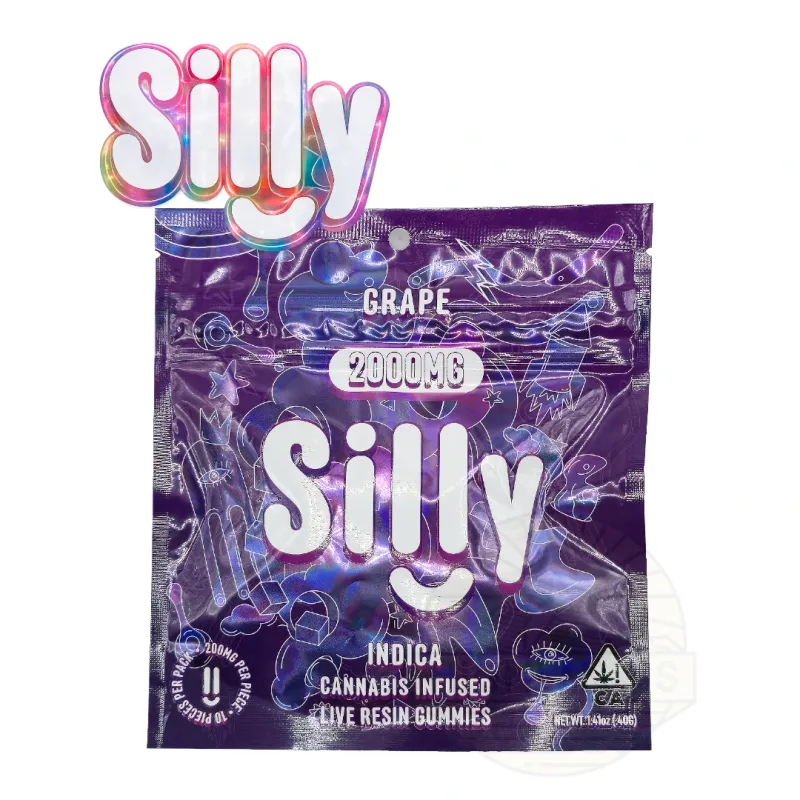 Silly - Grape Live Resin Gummies