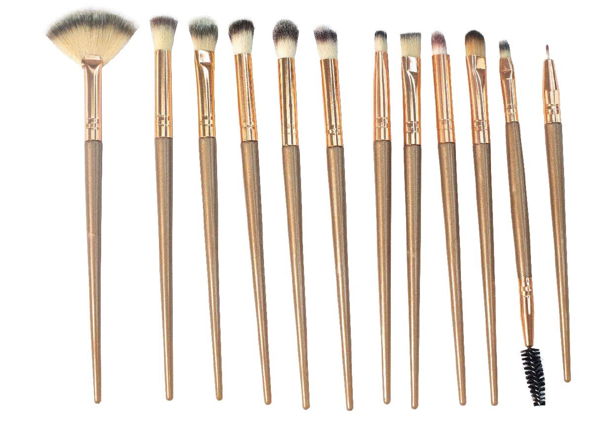 SET DE BROCHAS GOOD STYLE DORADO X12