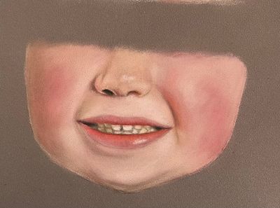 Réaliser un demi visage au pastel sec
