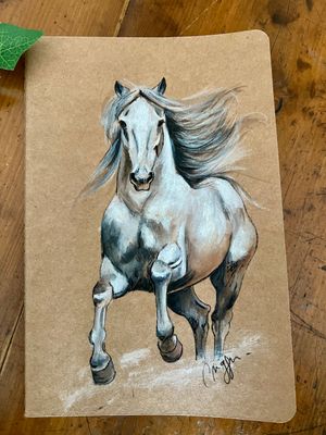 Carnet de notes Illustration cheval Carnet de notes Illustration cheval
