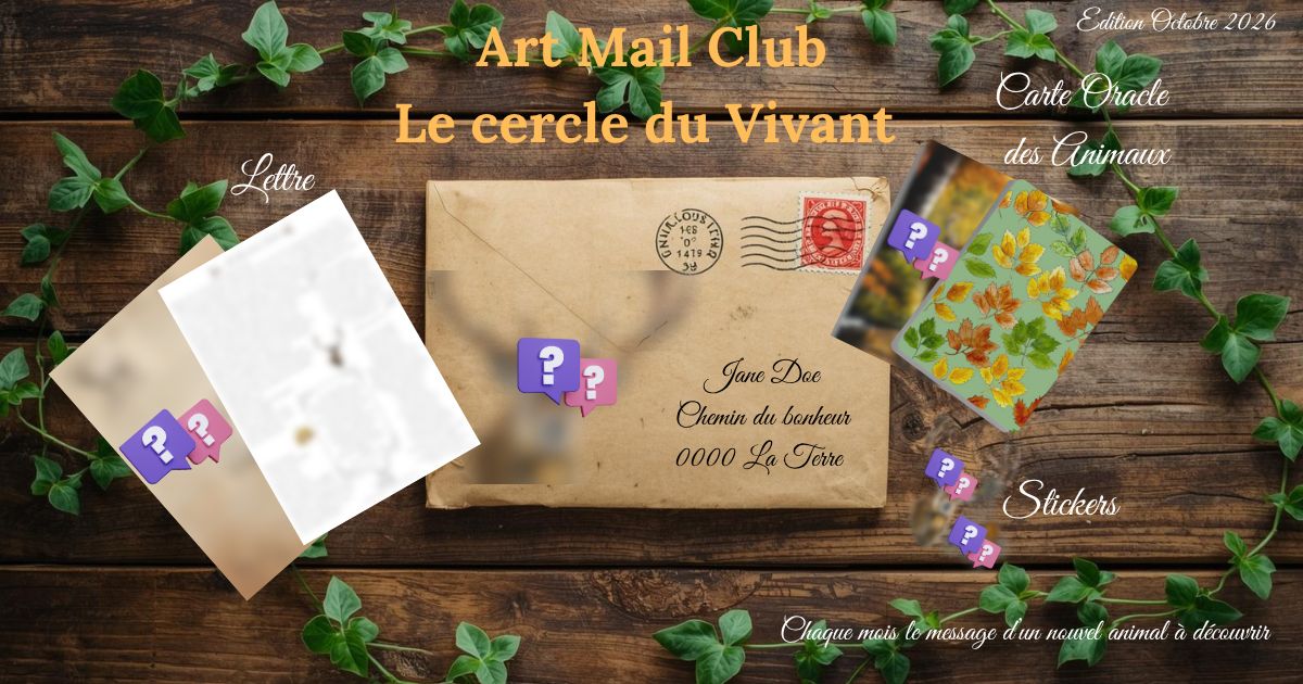 Le cercle du Vivant-Art mail club- France, Abonnement mensuel Le cercle du Vivant-Art mail club- France, Abonnement mensuel