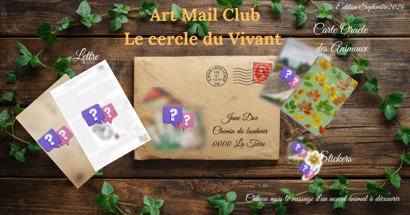 Le cercle du Vivant-Art mail club- France ,abonnement annuel Le cercle du Vivant-Art mail club- France ,abonnement annuel