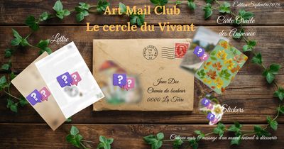 Le cercle du Vivant-Art mail club- France ,abonnement annuel
