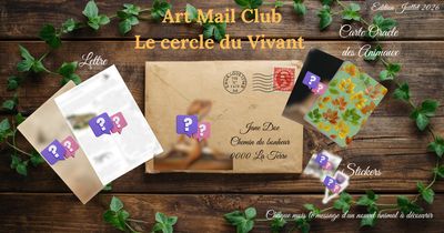 Le cercle du Vivant - Art mail club / International - Abonnement mensuel Le cercle du Vivant - Art mail club / International - Abonnement mensuel